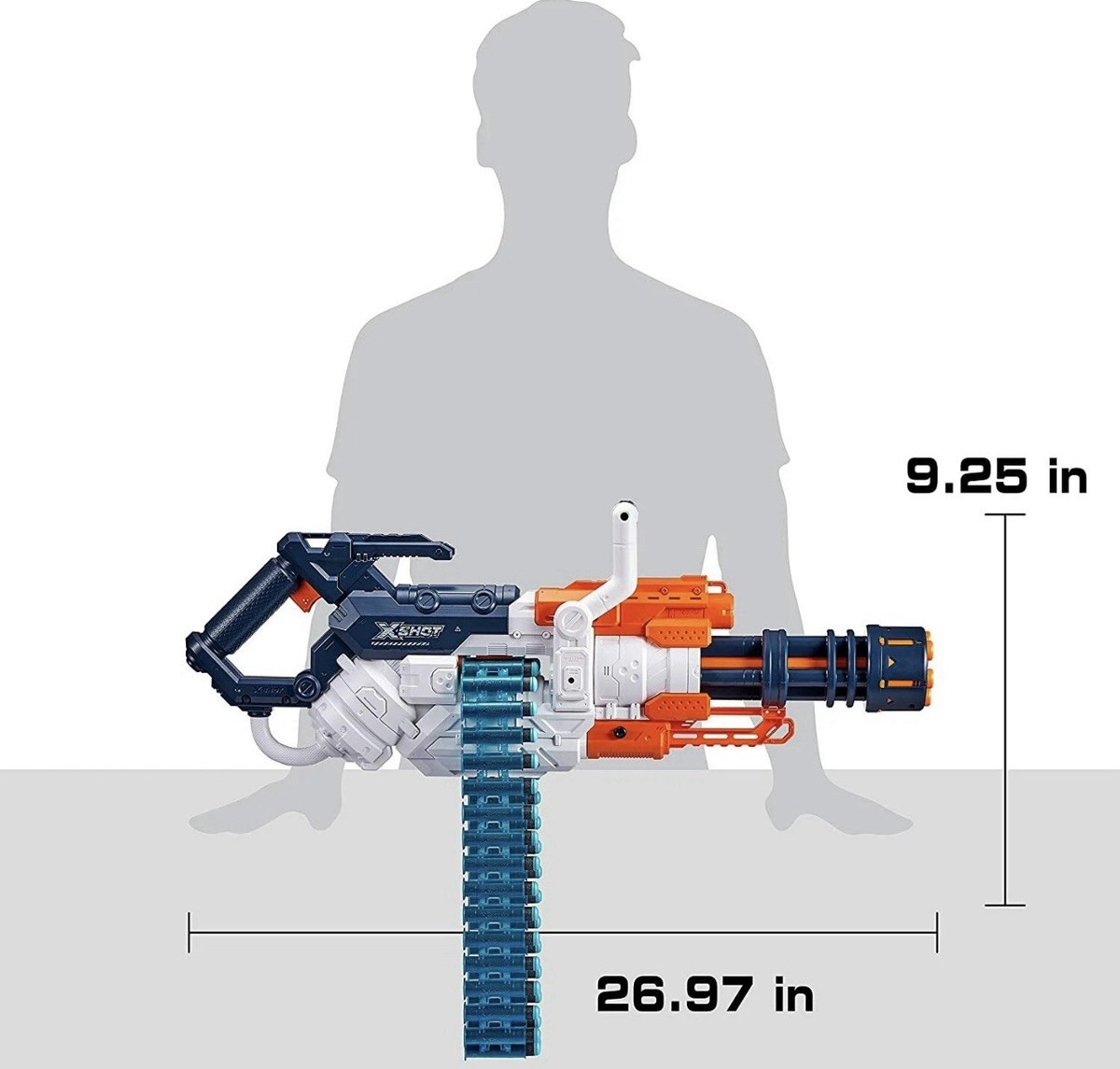 XShot Excel Crusher Foam Dart Blaster Comes With 35-dart Clip and XShot Excel Crusher Foam Dart Blaster Comes With 35-dart Clip and