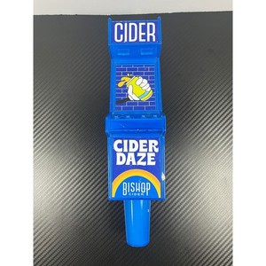 Bishop Cider Daze Beer Tap Handle Blue Arcade Style