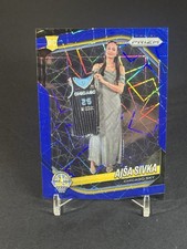 2025 Panini Prizm WNBA Blue Velocity Prizm #85 Ajsa Sivka