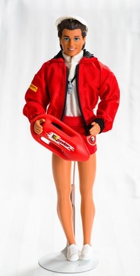 Baywatch Barbie Ken - Mattel 90er Jahre Vintage 13200 Lifeguard 1994 unbespielt