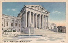 Washington,DC U. S. Supreme Court Building,Equal Justice Under Law Teich Vintage