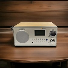 Sangean HDR-18 HD Radio/FM-Stereo/AM Wooden Cabinet Table-Top Radio No Remote