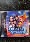 Skies of Arcadia CIB CLEAN MINTY  Case & Manual Sega Dreamcast TESTED