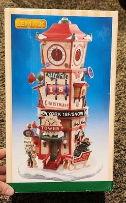 LEMAX Christmas COUNTDOWN CLOCK TOWER BUILDING.
