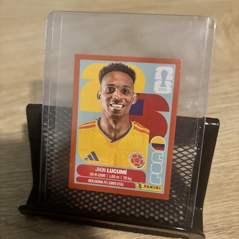 Panini FIFA World Cup 2026 Sticker COL 8 Jhon Lucumi Colombia Red