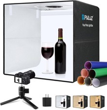 Light Box Product Photography 20"x20" Portable Photo Studio Large Photo Booth