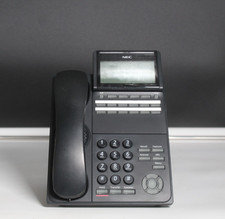 Lot of 5 NEC DTK-12D Digital Office Phones w/ Handsets & Stands
