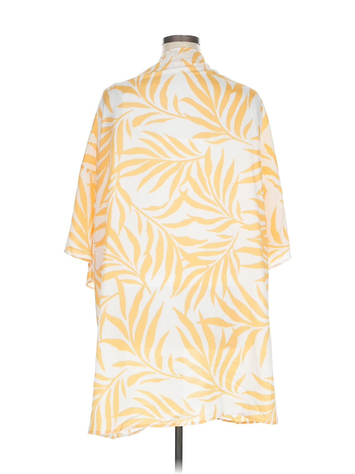 MAISON DU SOIR Women Yellow Kimono XL - image 2