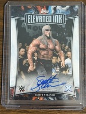 2025 Topps WWE Exalted Scott Steiner Elevated Ink On Card Auto SP Big Poppa Pump