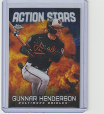 Gunnar Henderson 2023 Topps Chrome Update Action Stars Rookie Card #ASC-2