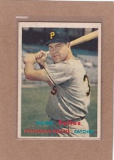 1957 TOPPS BASEBALL HANK FOILES #104 PIRATES VGEX *A49172