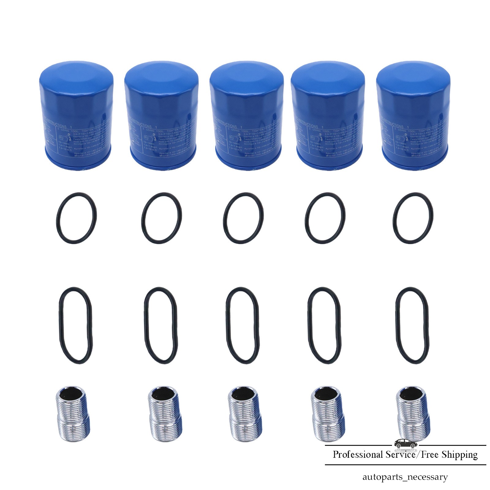 Holder Oil Filter Adapter Seal Gaskets Kit For Honda ＆ Acu