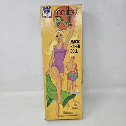 Malibu P.J. Magic Paper Doll 100% Complete 1972 Vintage 4718 Mattel