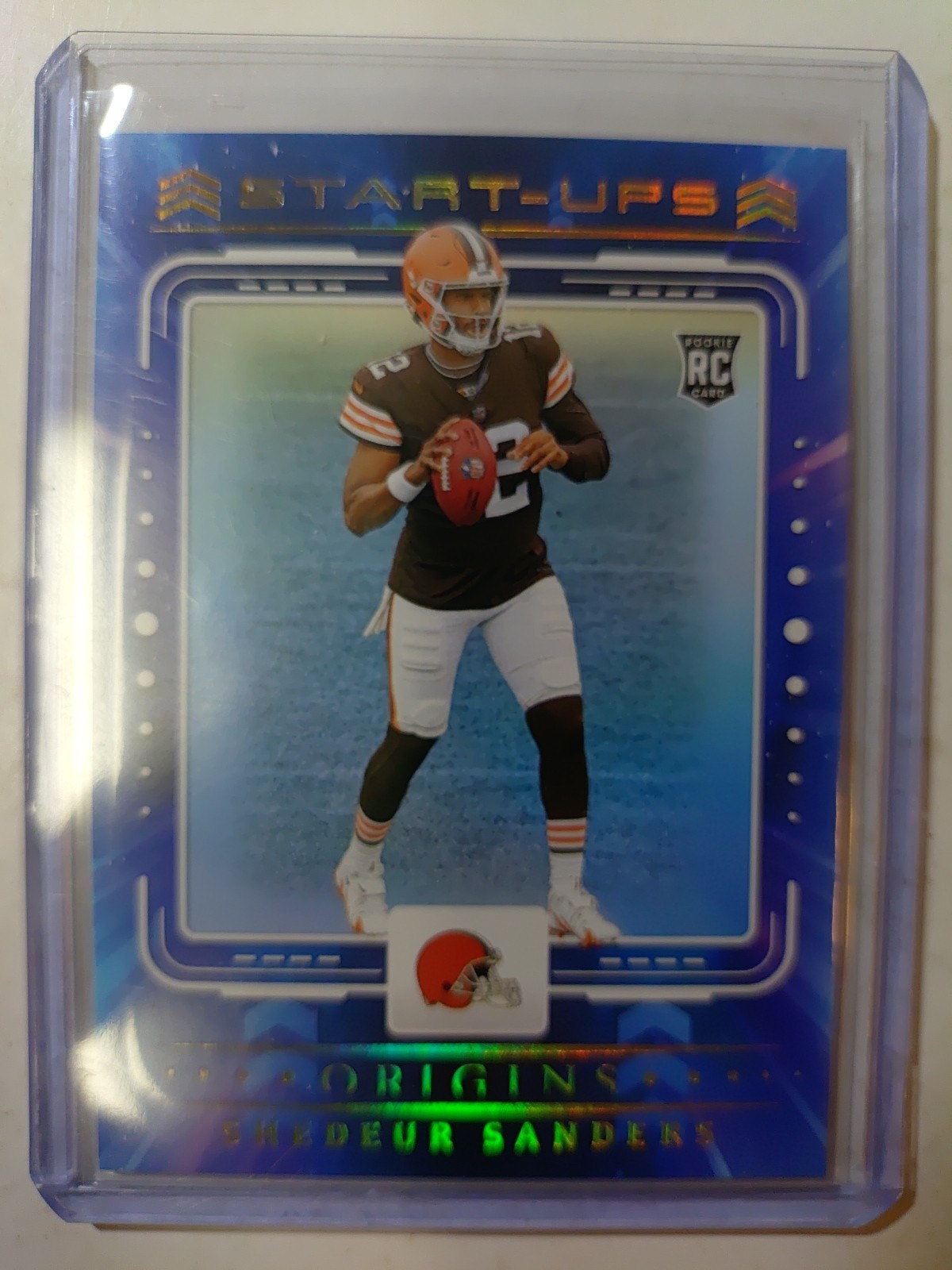 2025 Panini Origins RC Start-ups Shedeur Sanders #15