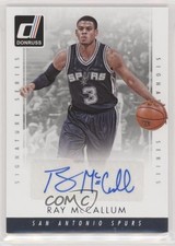 2015-16 Panini Donruss Signature Series Ray McCallum #SS-RM Auto 0c2