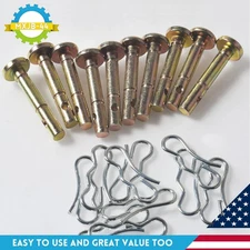 10Pk 738-04124A Shear Pins & Cotters Pins For Cub Cadet MTD Craftsman 714-04040
