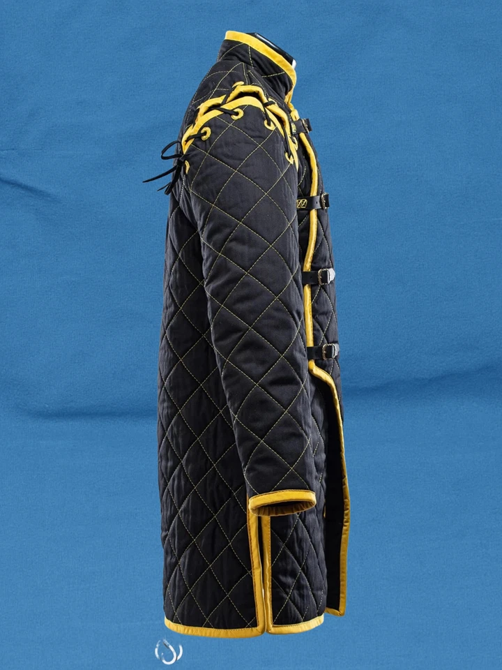 Medieval Padded Gambeson Armor Quilted Jacket for LARP, Reenactment, SCA Cosplay - Image 4 of 4