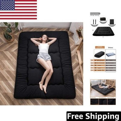 4-Inch Thick Portable Japanese Floor Mattress - Ideal for Kids & Dorms