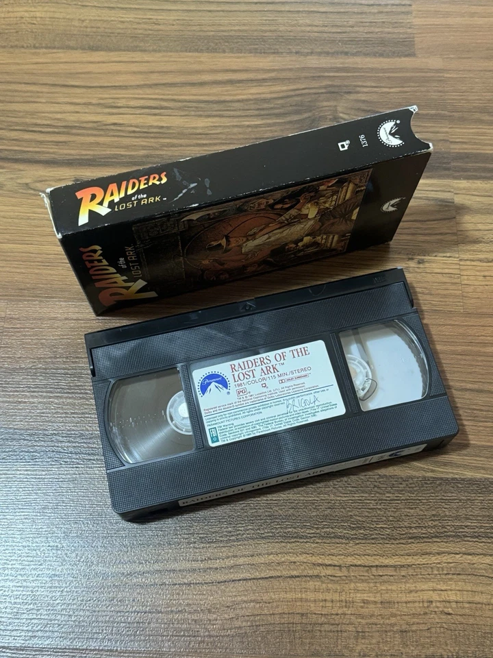 Indiana Jones Raiders of the Lost Ark (VHS Early Release) Tested Working Good - Image 3 of 4