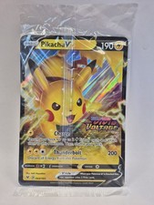 Pikachu V Vivid Voltage 043/185 Jumbo Promo Card UK GAME UK Exclusive - Sealed