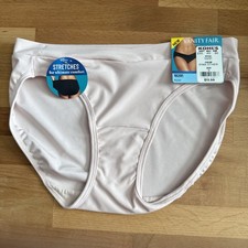 Vanity Fair Beyond Comfort Silky Stretch Bikini Panty 18291 Sheer Quartz Sz.5/S