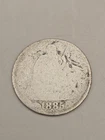 1885 Seated Liberty Silver Dime 10c