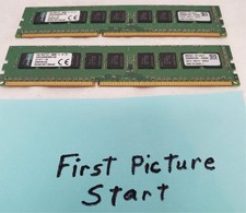 Lot of 2 KingSton 16GB KVR1333D3E9SK2 Micron 8GB PC3-10600E-9-10-E3 Memory RAM