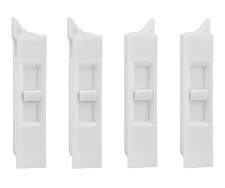 Window Tilt Latch Replacement Parts, 2 Pairs Snap in Tilt Latch Left and Right