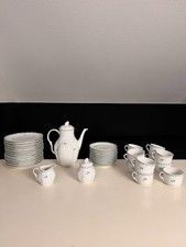 Limoges France Porzellan Kaffeeservice 11 Personen 37-Teile Chastagner & Cie