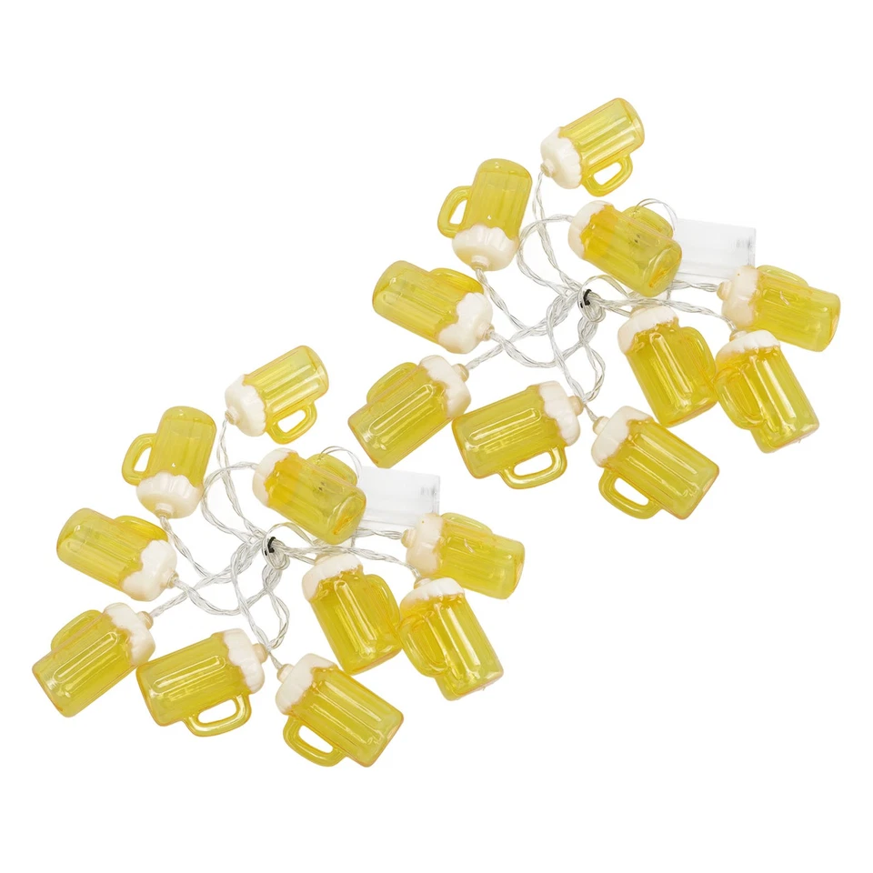 2pcs Beer String Lights 6.5ft 10LED Holiday Party Decorative String Lights Fo PS - Image 3 of 4