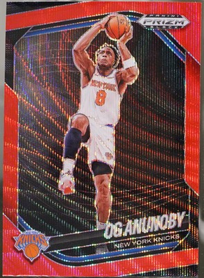 2024-25 Panini Prizm Black - Ruby Wave #111 OG Anunoby Basketball EX