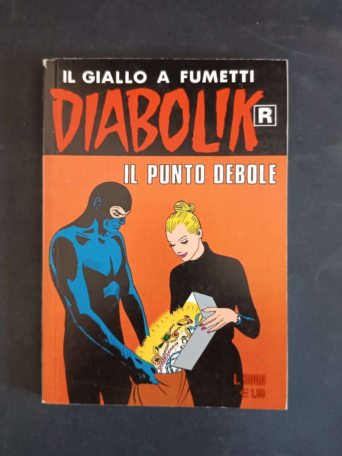 Fumetto Diabolik R Ristampa costolina BIANCA n 476 Il Punto Debole