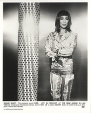 Cher 1999 MGM Grand in Las Vegas Concert Publicity Glamour Original 8x10 Photo