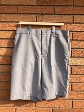 Grand Slam Men  s Golf Chino Shorts Gray Size 34 Active Waistband Stretch READ