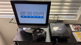 Sega Dreamcast Sports Edition Console W/ Sports Official Controller Black Bundle