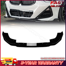 For Bmw G42 2022-2025 M240i Gloss Black Front Lip M Sport Performance Style Us