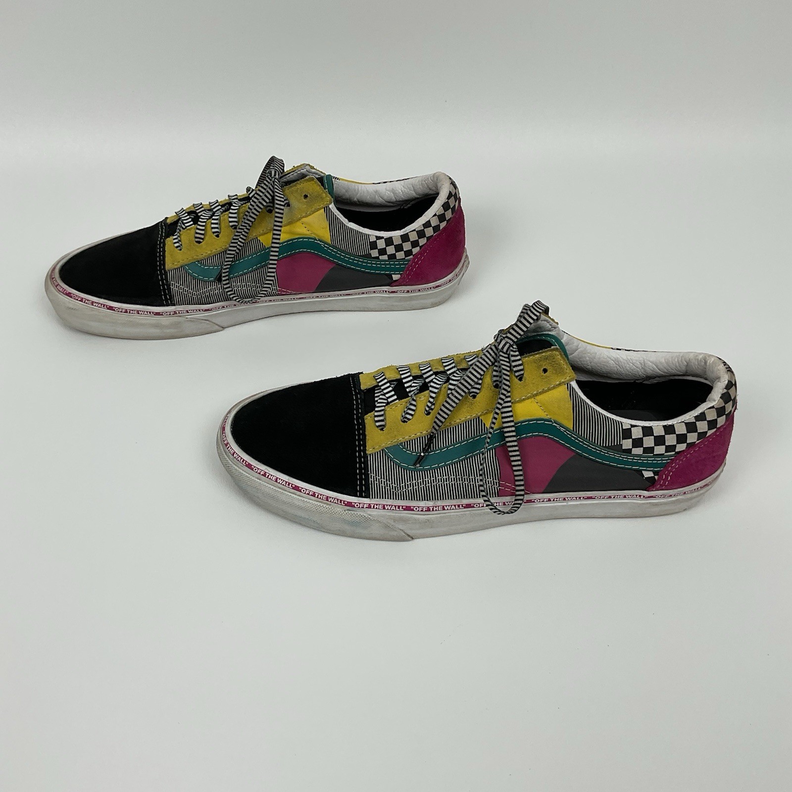 Vans Old Skool Multicolor Patchwork Sneakers Size… - image 3