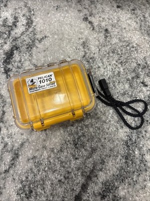 Pelican 1010 Micro Case (Yellow with Clear Top) Free Shipping