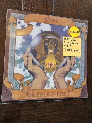 DIO - SACRED HEART 1st  Press 1985 **SEALED VINYL** No Cut Out**