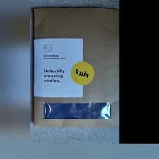 Knix Cotton Modal Essentials High-Rise Indigo Size Small