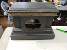 INGRAHAM MANTLE CLOCK CASE WITH BACK DOOR, GONG