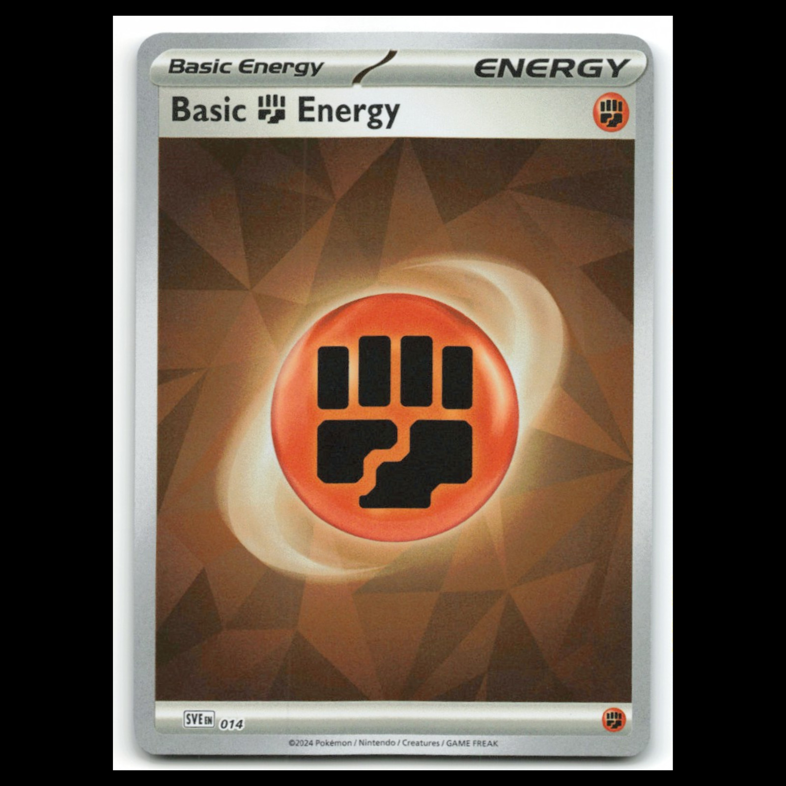 Basic Fighting Energy #14 2025 Scarlet - Violet Series - Prismatic Evolutions NM