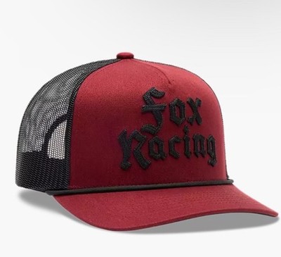 2025 FOX Racing New Age Mesh Trucker Snapback Hat $35 OS Rust Brown