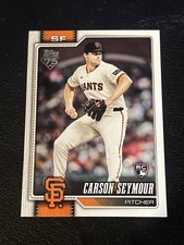 Carson Seymour 2026 Topps Series 1 #112 San Francisco Giants RC