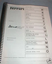 Ferrari  308 SERVICE MANUAL GT4 GTS GTB Carbureted  shop repair
