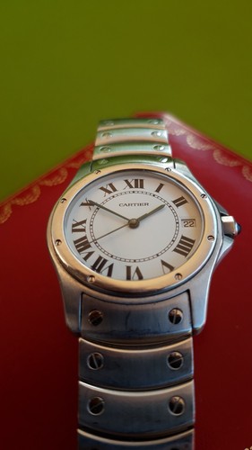 Cartier Santos Runde Ref. 1920 1 Automatik 33 mm Modell W20026k1 - Bild 8 von 16