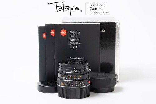 Leica Summarit-M 35mm F2.5 / 11643 con embalaje y parasol extra (97-98% nuevo)