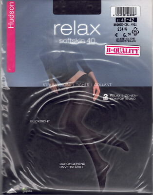 Hudson ''Relax Softskin 40'' Strumpfhose B-Quality versch. Farben Gr. 40-42