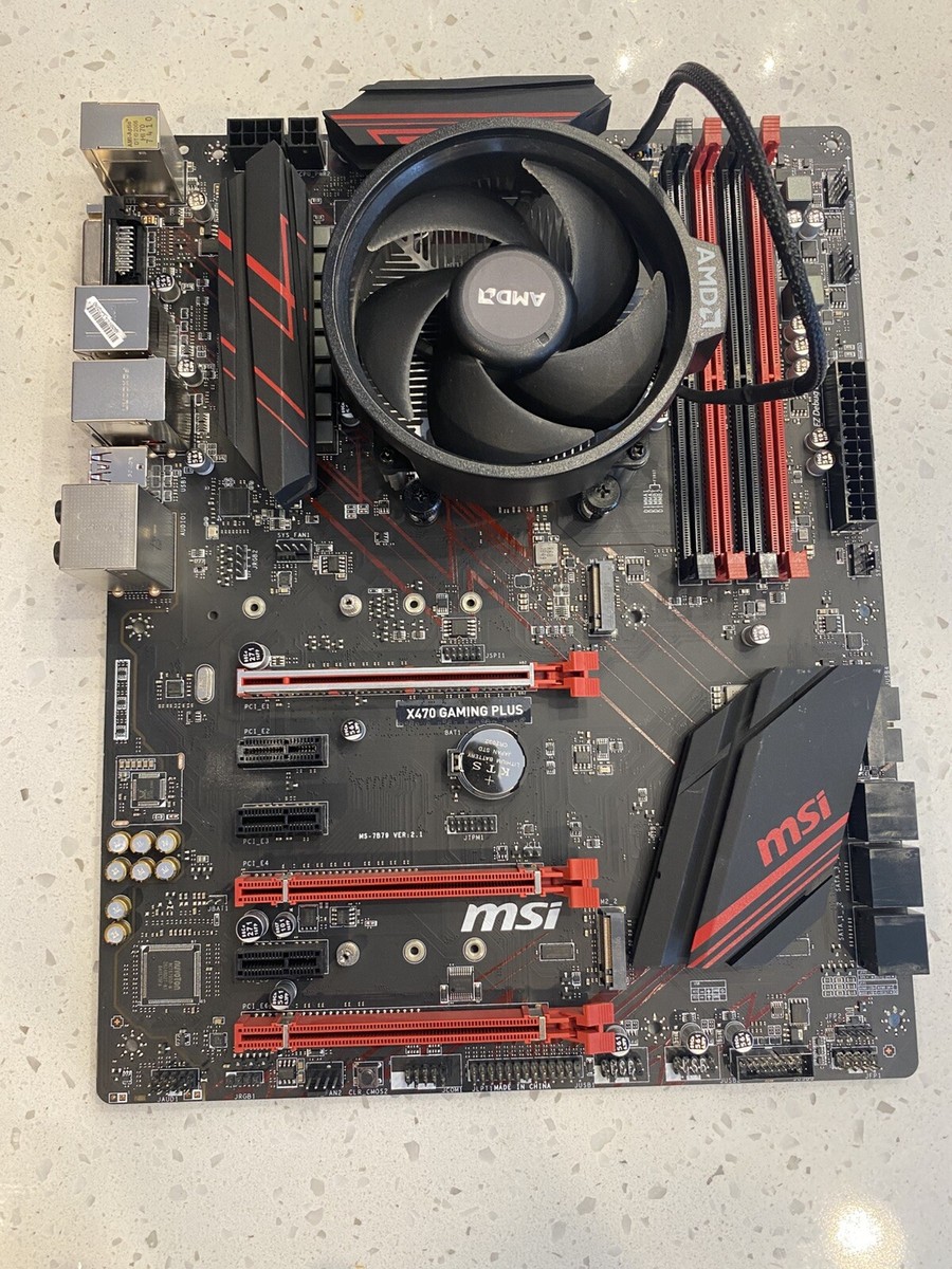 MSI X470 GAMING PLUS AM4 ATX AMD Motherboard for sale online