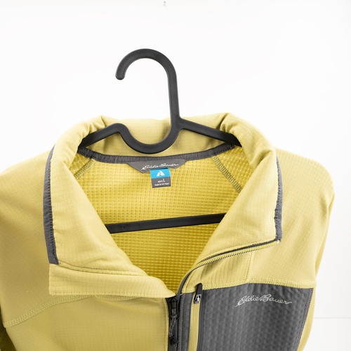 Eddie Bauer First Ascent FreeHeat 1/4 Zip Gridded Fleece - Men's L - Thermal Top - Picture 2 of 3
